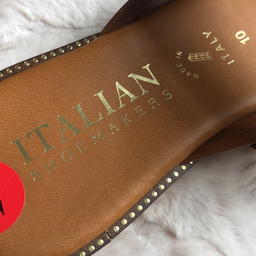 Italian Shoemakers Ladies Flat Sandals - Picture 8 of 9